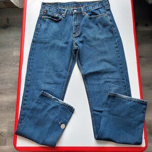 Levi's 514 jeans men's size W34/L34 denim blue straight fit